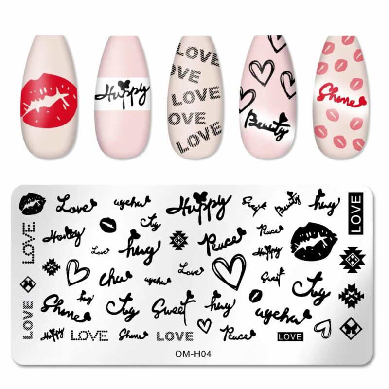 Nail Stamping Plates Nails Art Stencil Stamp Tools DIY Nail Arts Lace Nail Art Creation - Image 26