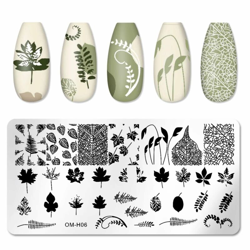 Nail Stamping Plates Nails Art Stencil Stamp Tools DIY Nail Arts Lace Nail Art Creation - Image 23